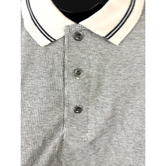 Vintage 1990s Diport USA Men’s Large Beige Short Sleeve Polo Shirt - Picture 7 of 9